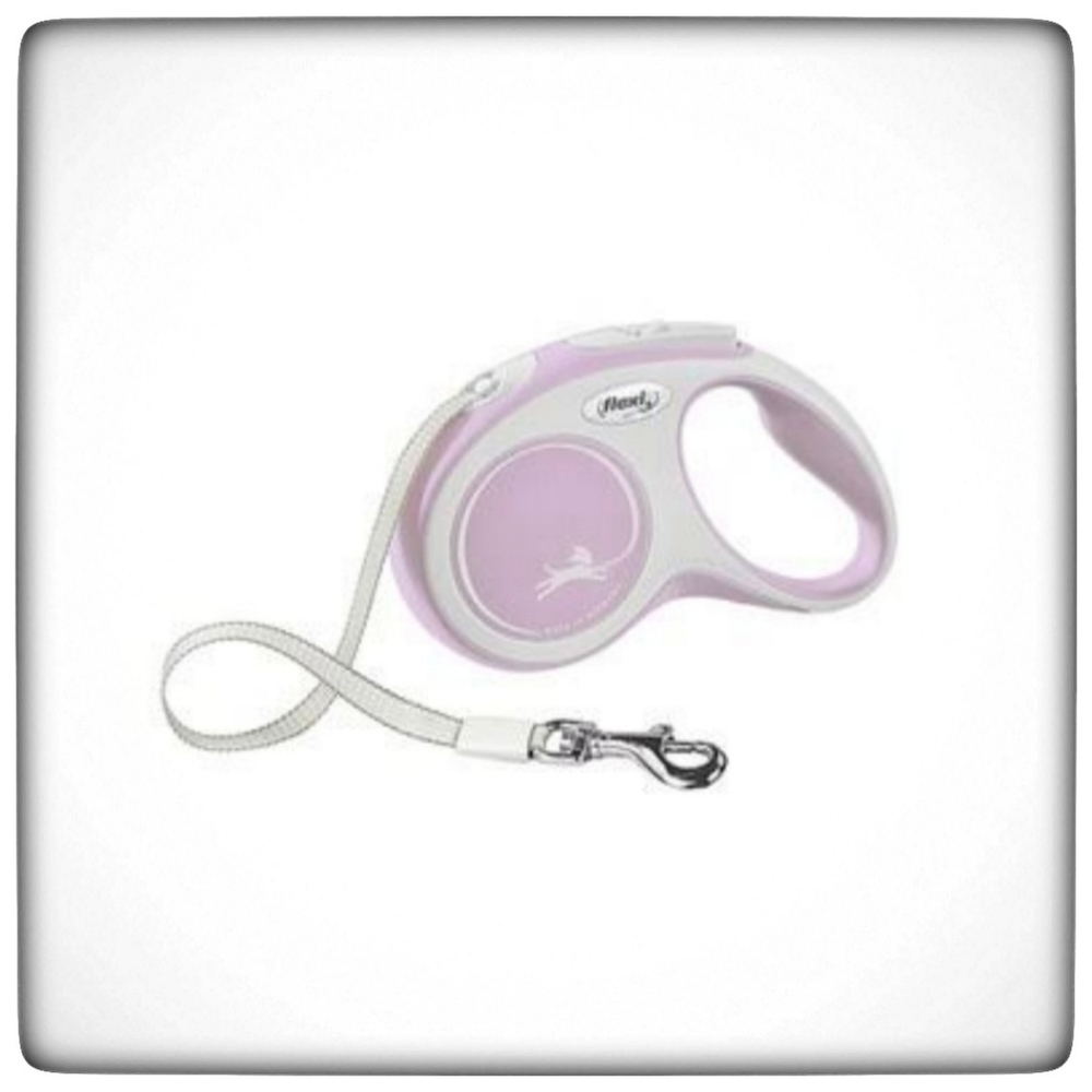 Flexi Comfort Retractable Dog Leash in Light Purple, Extra Small 10'-OS